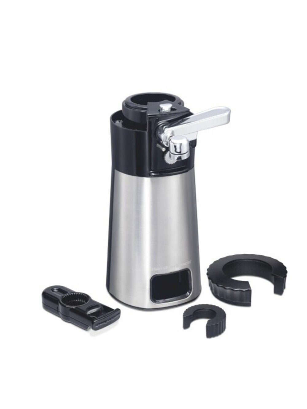 Hamilton Beach OpenStation Electric Can Opener, One-Touch, Hands-Free, Stainless